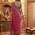 Pink leheriya zari designer saree
