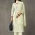 workwear women ethnic motifs embroidered regular chikankari cotton kurta with palazzos & with dupatta
