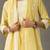 structured women ethnic motifs embroidered regular thread work kurta with trousers & with dupatta