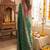 Green leheriya zari designer saree