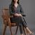 workwear women regular thread work kurta with trousers