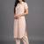 smart women printed regular kurta with palazzos