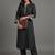 structured women ethnic motifs embroidered regular thread work kurta with trousers