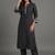 structured women ethnic motifs embroidered regular thread work kurta with trousers