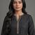 structured women ethnic motifs embroidered regular thread work kurta with trousers