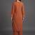 workwear women regular silk crepe kurta with palazzos