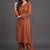workwear women regular silk crepe kurta with palazzos