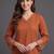 workwear women regular silk crepe kurta with palazzos
