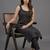 everyday workwear women regular kurta with trousers & with dupatta