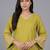 workwear women ethnic motifs embroidered regular thread work kurta with trousers