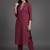 workwear women regular thread work kurta with trousers