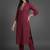 workwear women regular thread work kurta with trousers