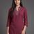 workwear women regular thread work kurta with trousers