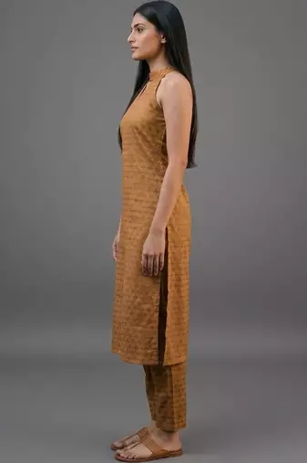 formal women regular kurta with trousers & with dupatta