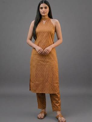 formal women regular kurta with trousers & with dupatta 6