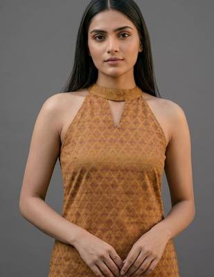 formal women regular kurta with trousers & with dupatta 7