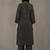 structured women printed regular kurta with trousers