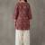 contemporary women paisley printed regular cotton farshi suit