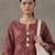 contemporary women paisley printed regular cotton farshi suit