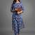 formal women floral printed regular kurta with palazzos