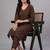 workwear women ethnic motifs regular kurta with trousers & with dupatta