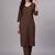 workwear women ethnic motifs regular kurta with trousers & with dupatta
