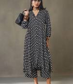 smart women printed regular kurta with harem pants