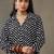 smart women printed regular kurta with harem pants
