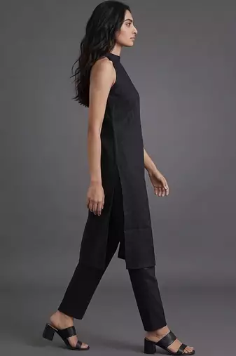 everyday workwear women regular kurta with trousers