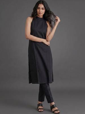 everyday workwear women regular kurta with trousers 6