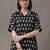 formal women ethnic motifs printed regular cotton kurta with trousers