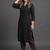 workwear v-neck kurta with trousers