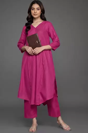 smart women regular kurta with palazzos