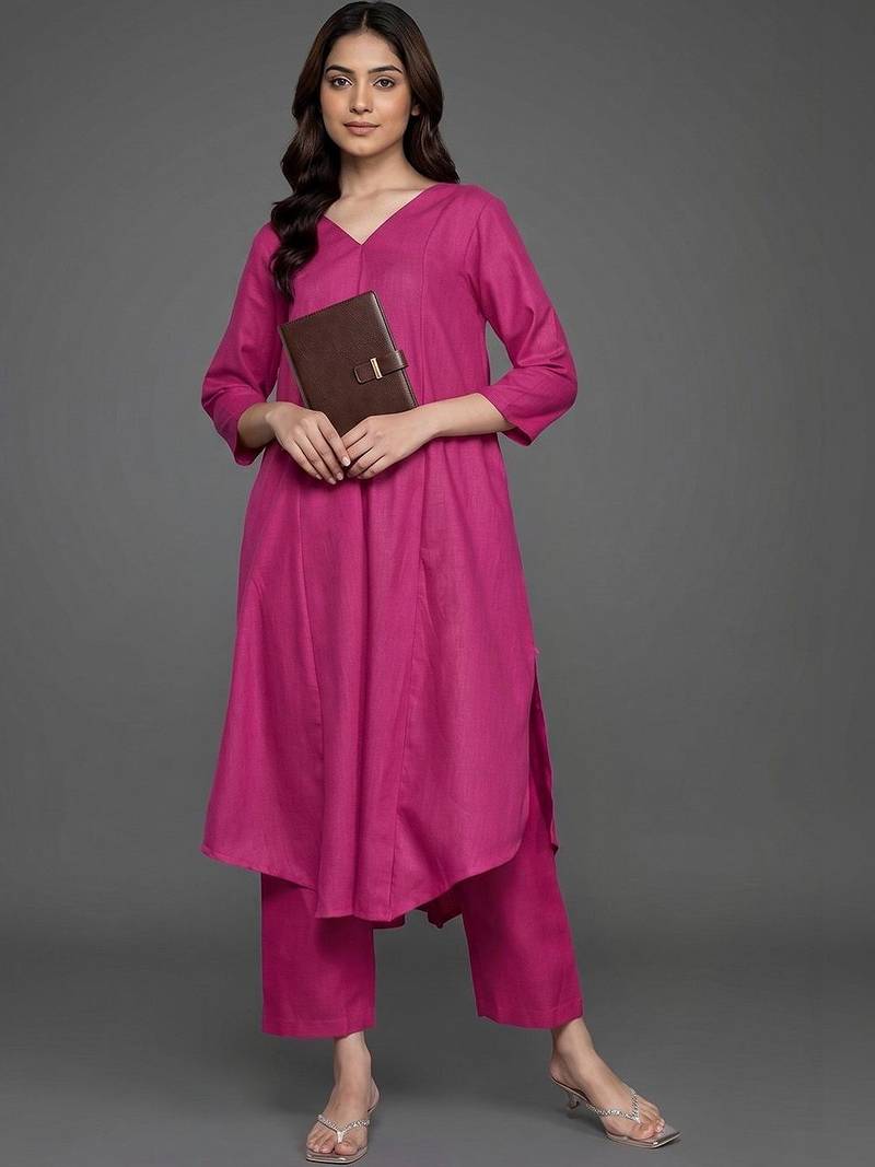 smart women regular kurta with palazzos