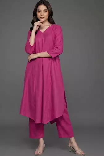 smart women regular kurta with palazzos
