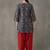tailored women paisley printed regular cotton farshi suit