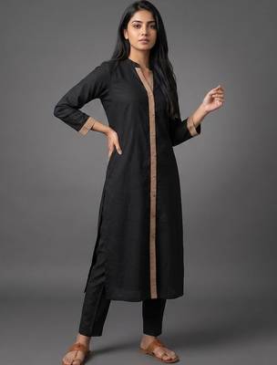 tailored women regular kurta with trousers 1