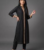 tailored women regular kurta with trousers