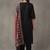 tailored women ethnic motifs embroidered regular thread work cotton kurta with trousers & with dupatta