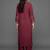 structured women regular silk crepe kurta with palazzos