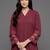structured women regular silk crepe kurta with palazzos