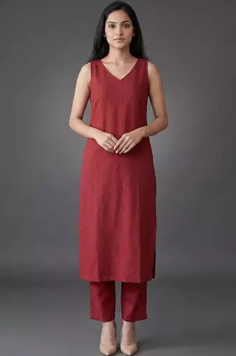 formal women regular kurta with trousers