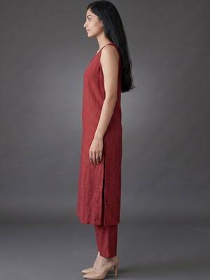 formal women regular kurta with trousers 2