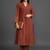formal women regular thread work kurta with trousers