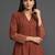 formal women regular thread work kurta with trousers