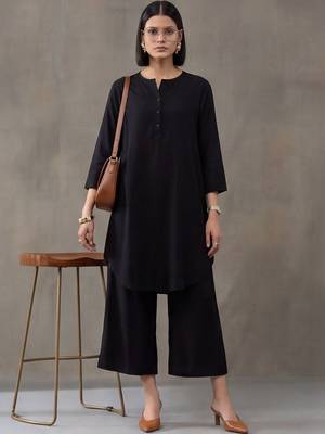 tailored women regular kurta with palazzos 1