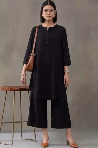 tailored women regular kurta with palazzos