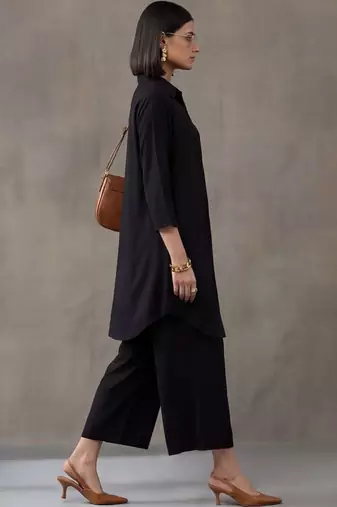 tailored women regular kurta with palazzos