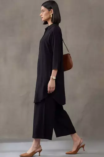 tailored women regular kurta with palazzos