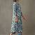 workwear women printed regular cotton kurta with trousers